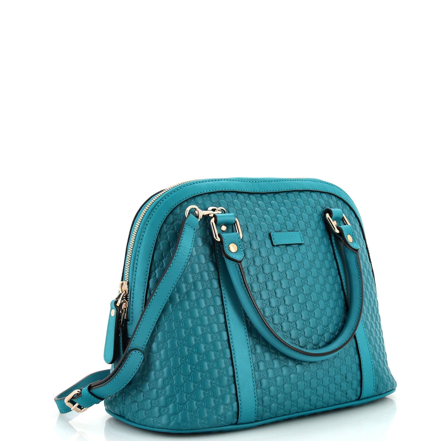 Convertible Dome Satchel (Outlet) MicroGCCIssima Leather Medium