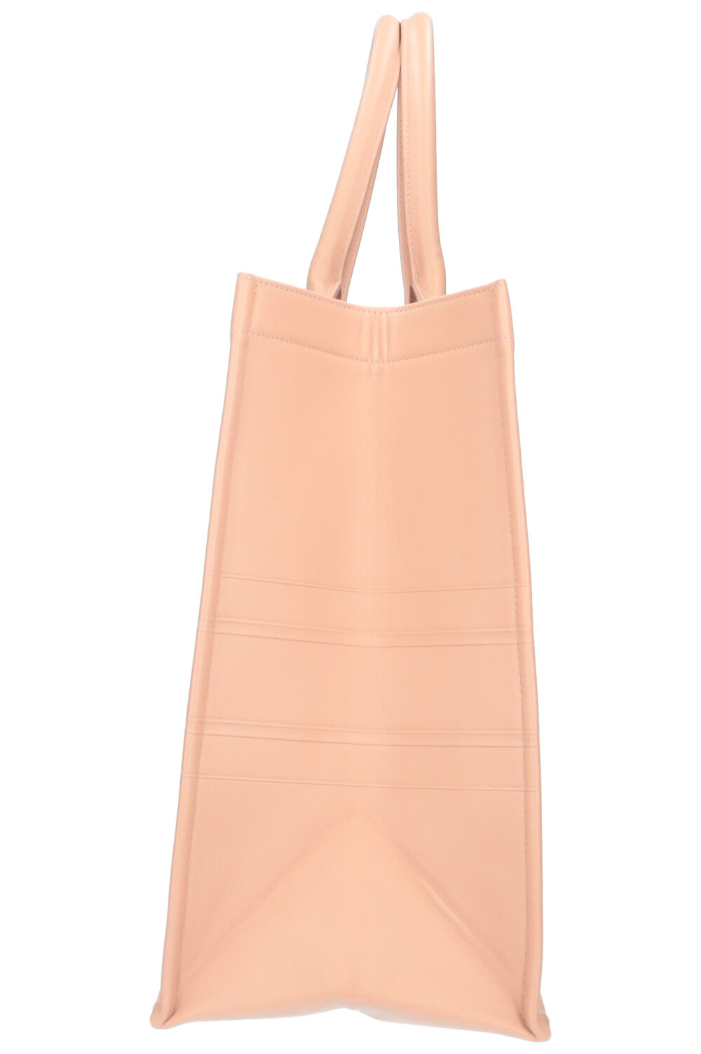 CHRISTIAN D1OR Calfskin Embossed Book Tote Rose Des Vents