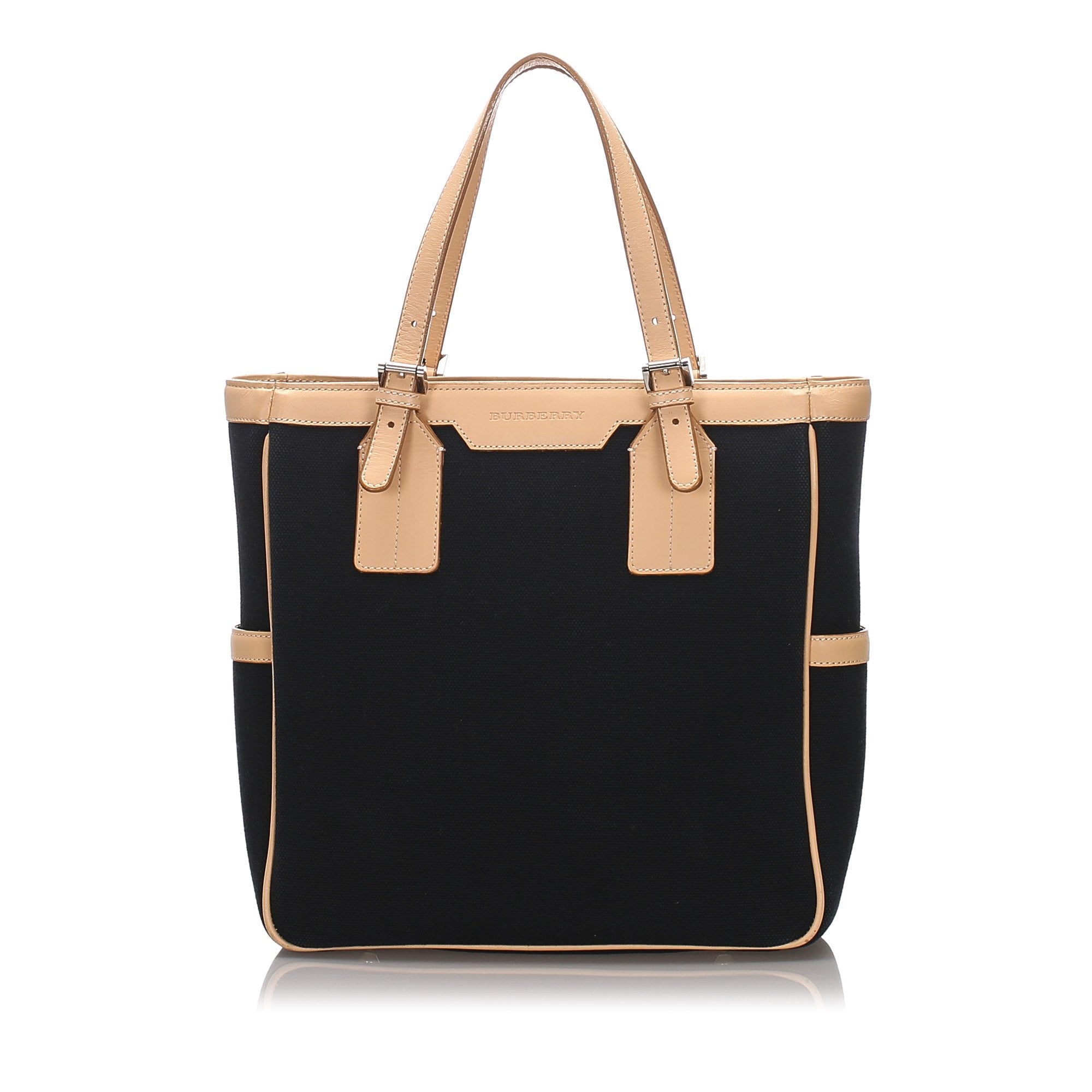 BBERRY Black Canvas Fabric Tote Bag United Kingdom