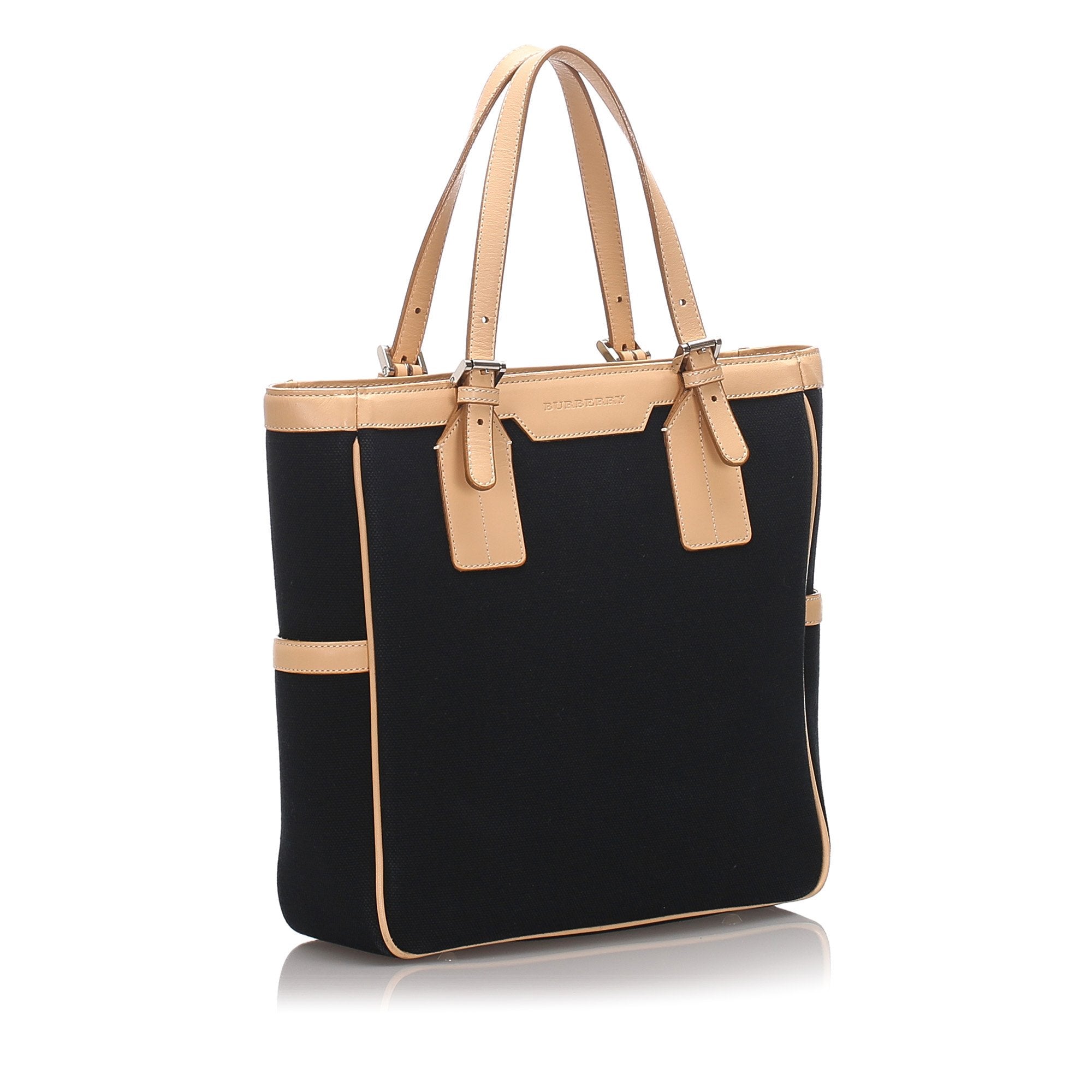 BBERRY Black Canvas Fabric Tote Bag United Kingdom