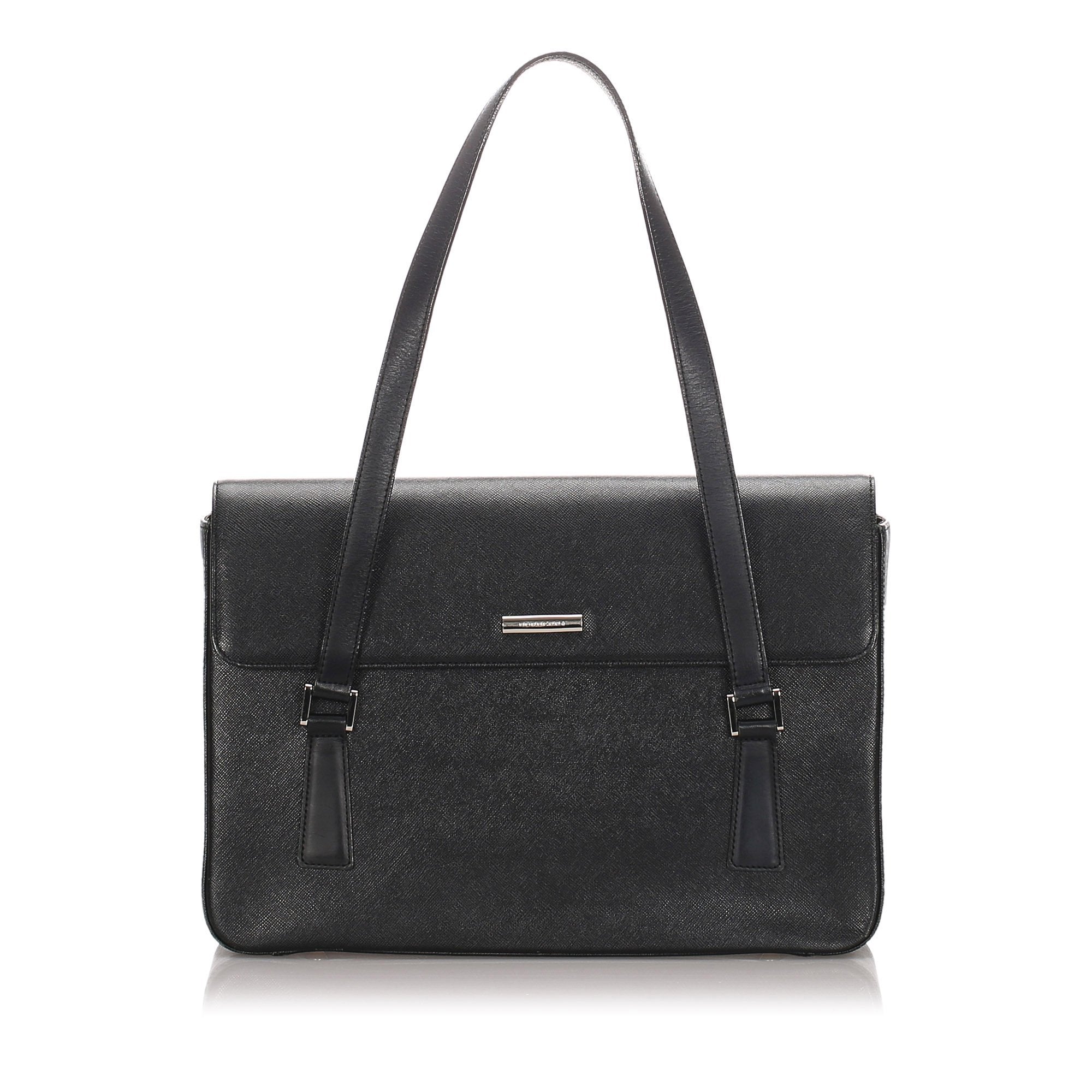 BBERRY Black Calf Leather Tote Bag United Kingdom