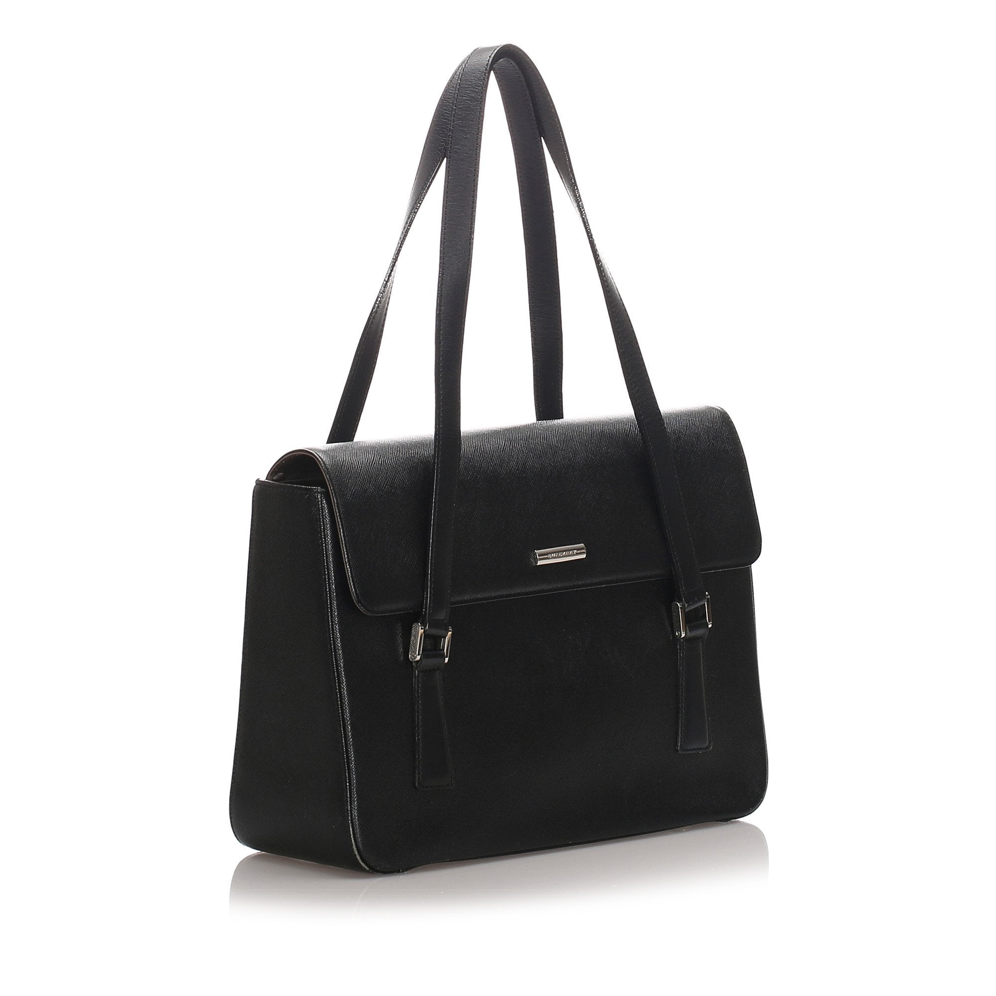 BBERRY Black Calf Leather Tote Bag United Kingdom