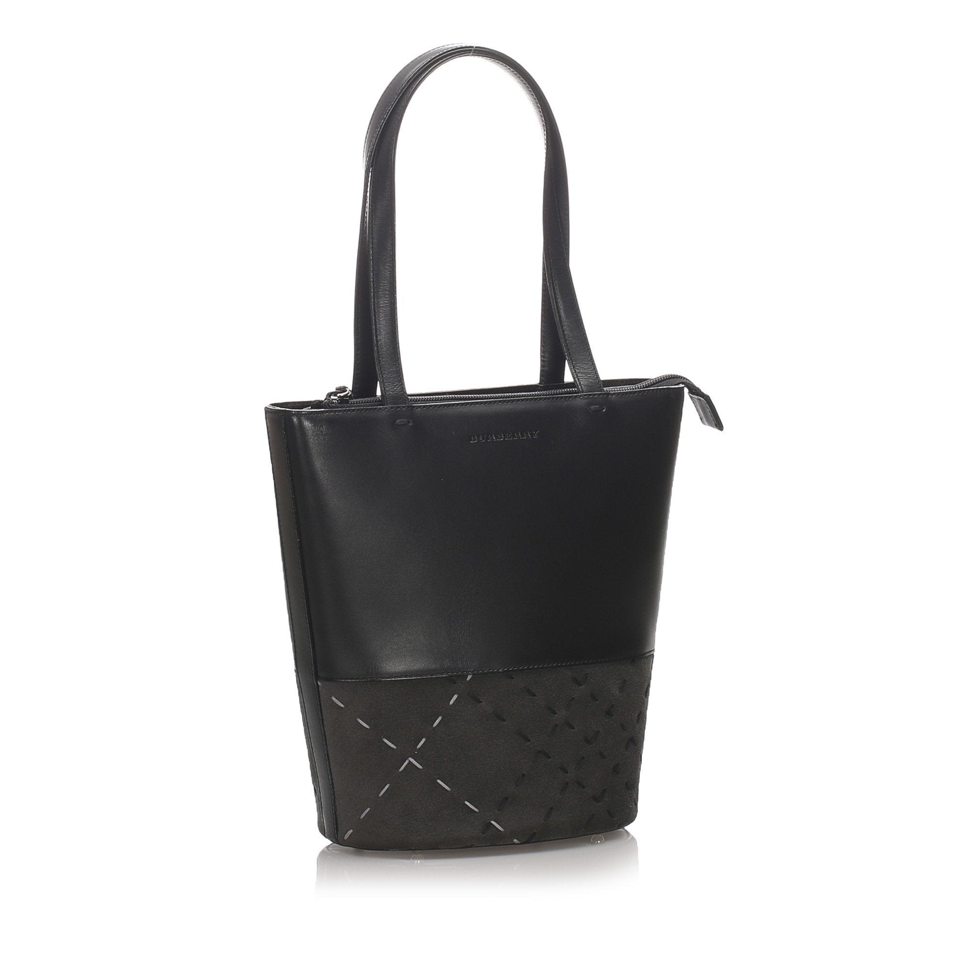 BBERRY Black Calf Leather Tote Bag United Kingdom