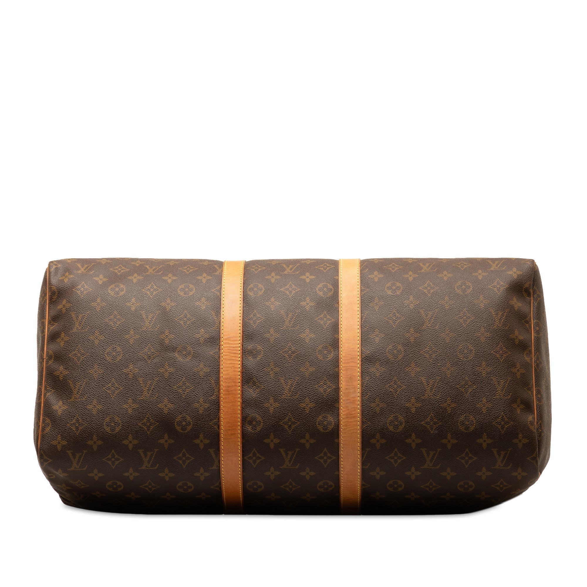 Brown LV Monogram Keepall 55 Travel Bag