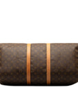Brown LV Monogram Keepall 55 Travel Bag