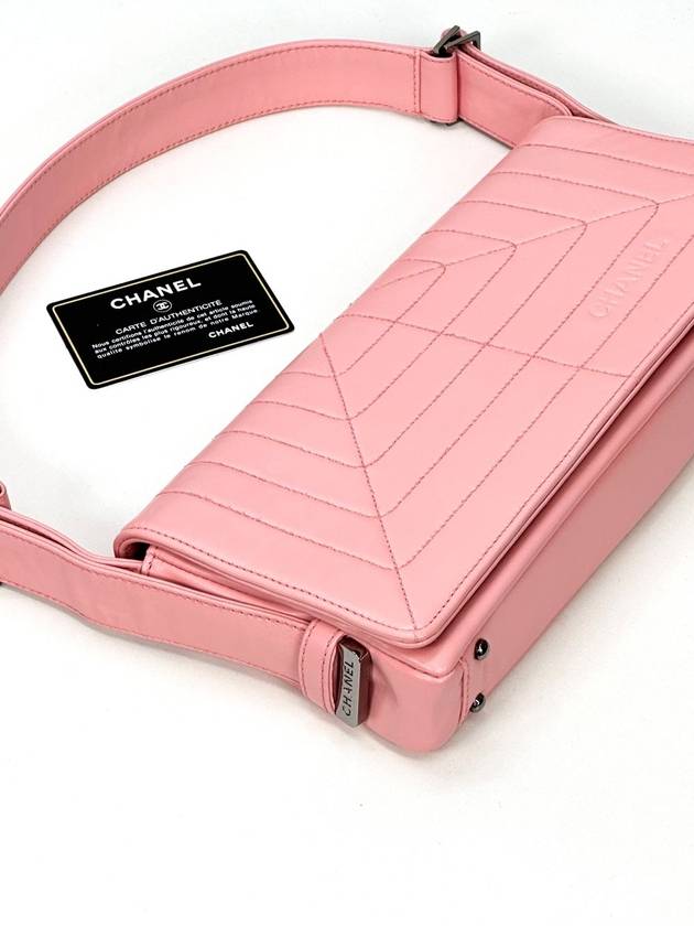 9th Division Pink Chocolate Bar Shoulder Bag 3VCHB17369 CH
