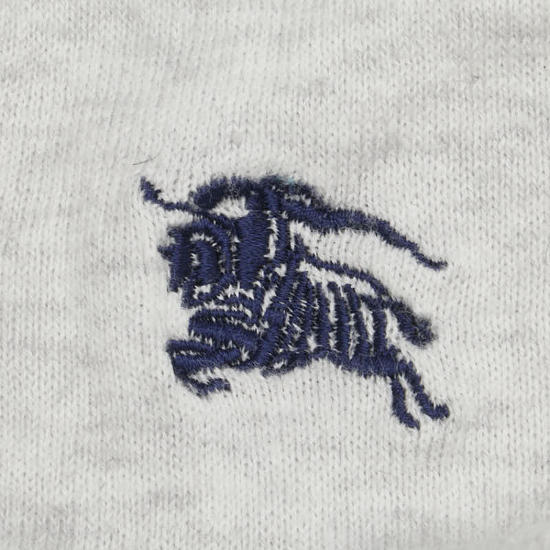 BBERRY Black Label Embroidered Logo Cotton Cardigan