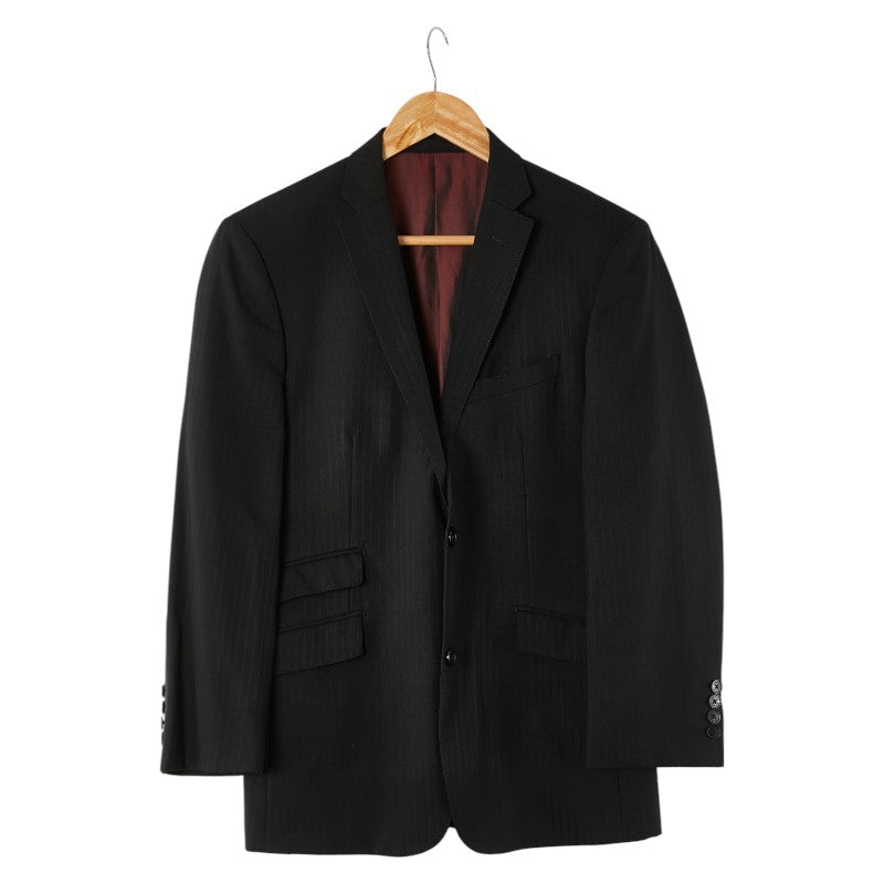 BBERRY Black Label Stripe Wool Tailored Jacket