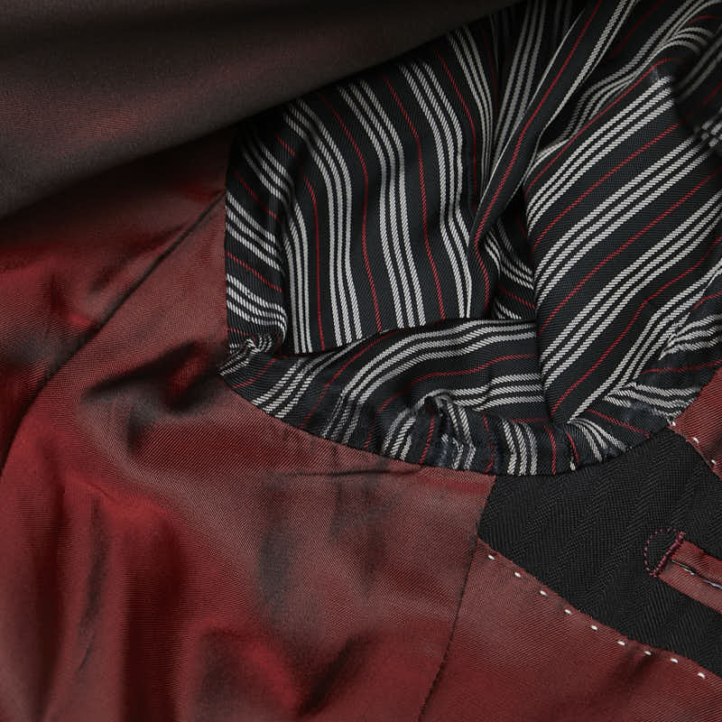 BBERRY Black Label Stripe Wool Tailored Jacket