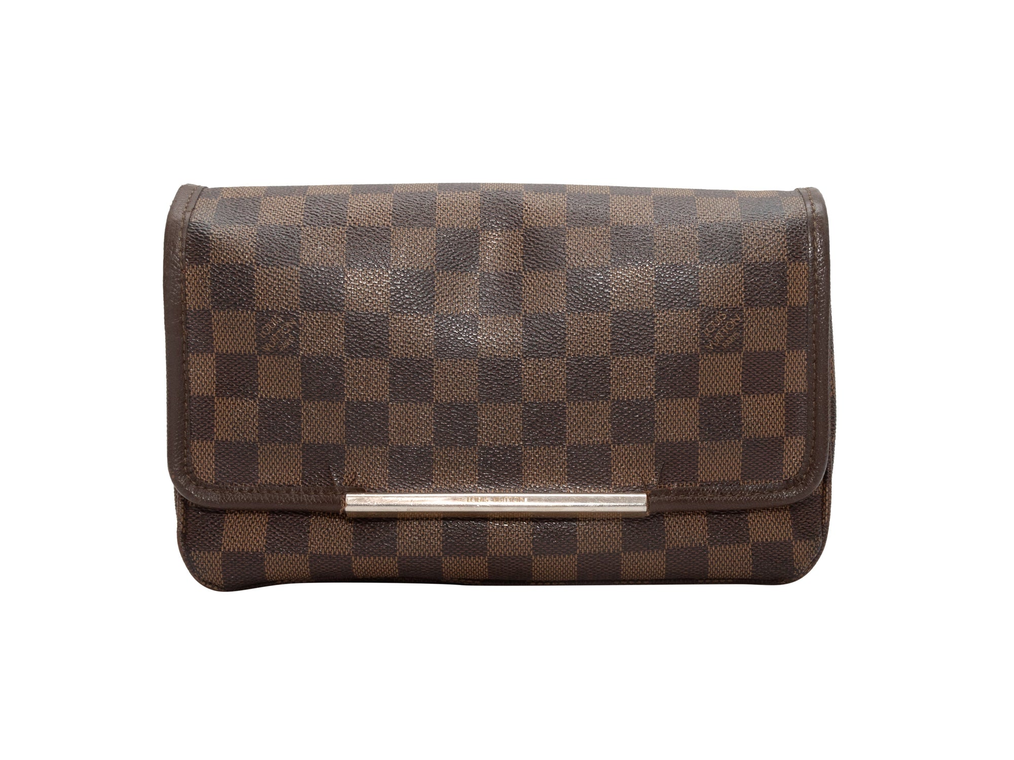 Brown LV Damier Ebene Hoxton PM Crossbody Bag