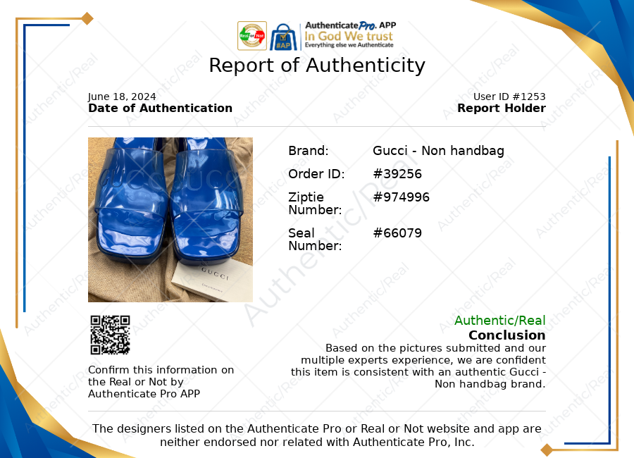 Blue Sandals Designer GCCI, Size 13
