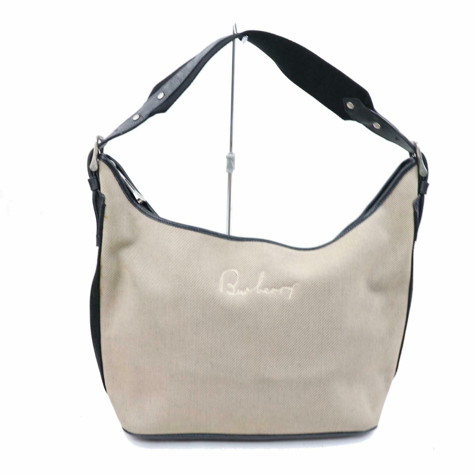 Brand Inspired BBERRY Shoulder Bag Black Canvas (SHC1-15472)
