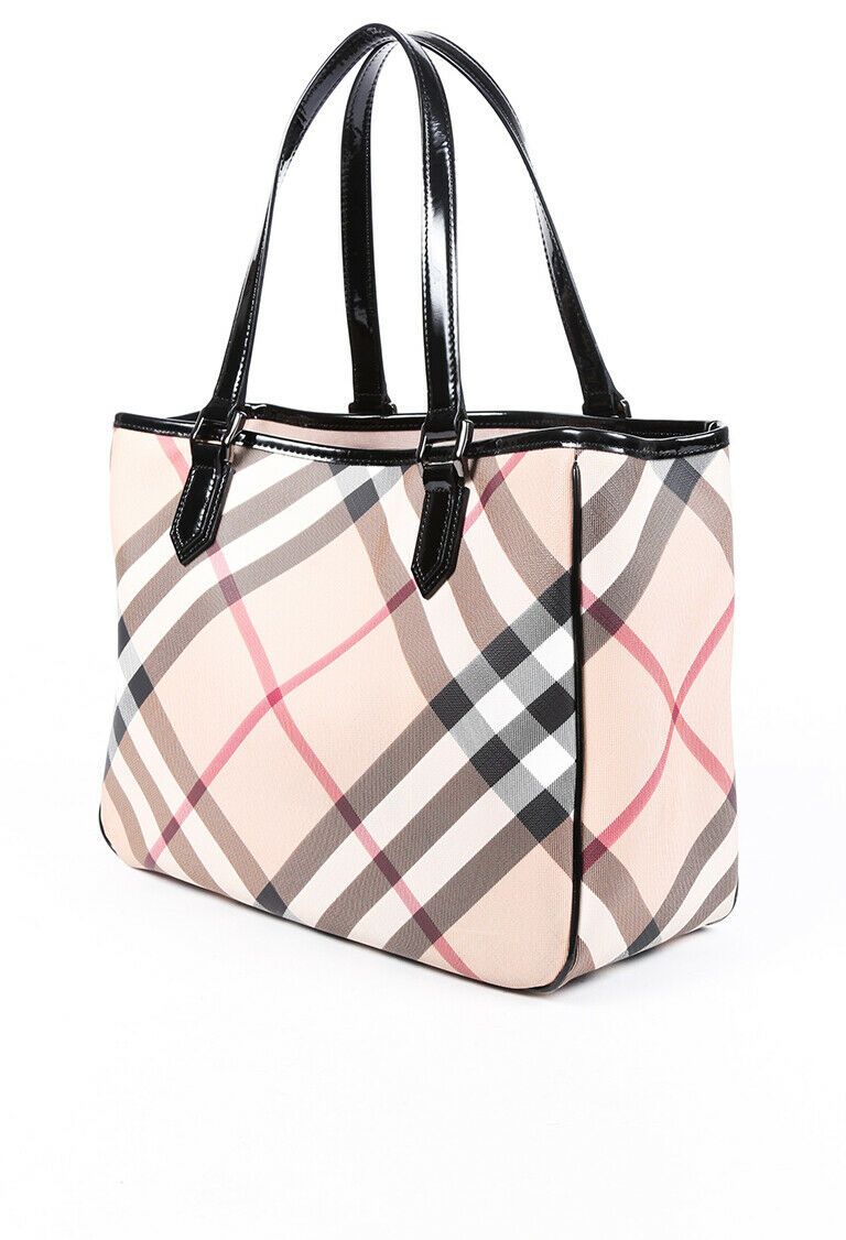BBERRY Bag Nova Check Coated Canvas Tote