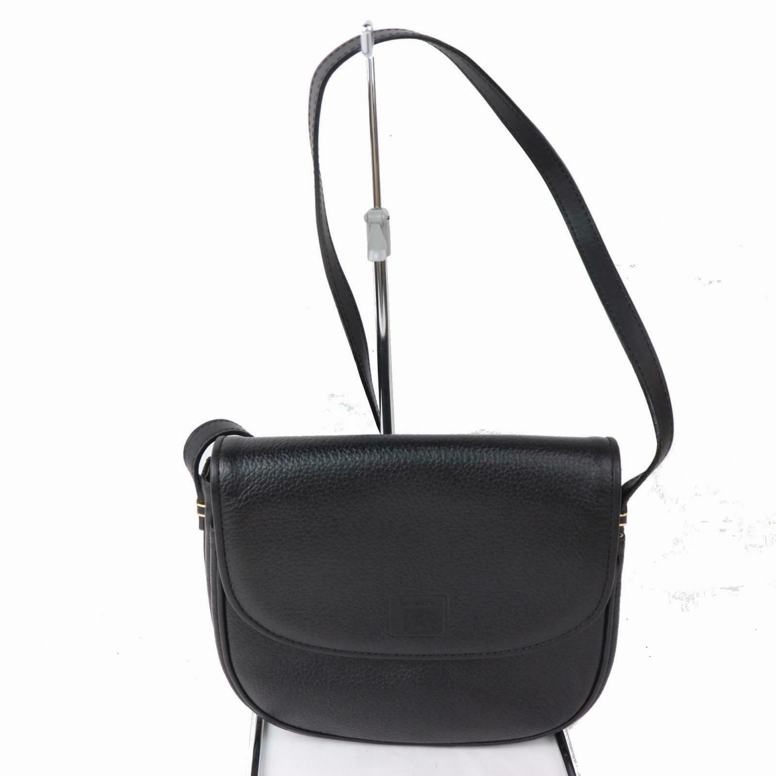 Brand Inspired BBERRY Shoulder Bag Black Leather (SHC1-14387)