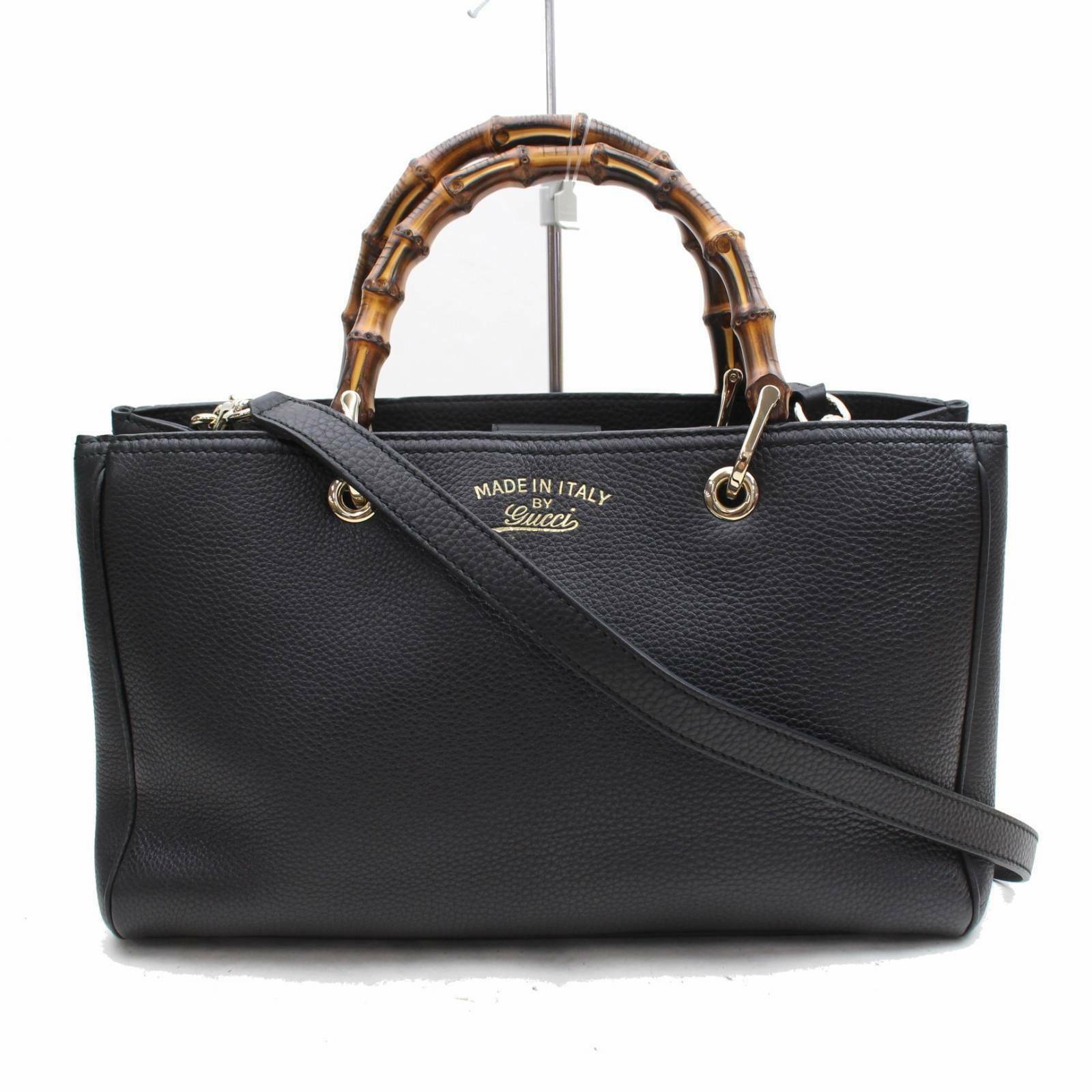 Brand Inspired GCCI Tote Bag Black Leather (SHC7-10299)