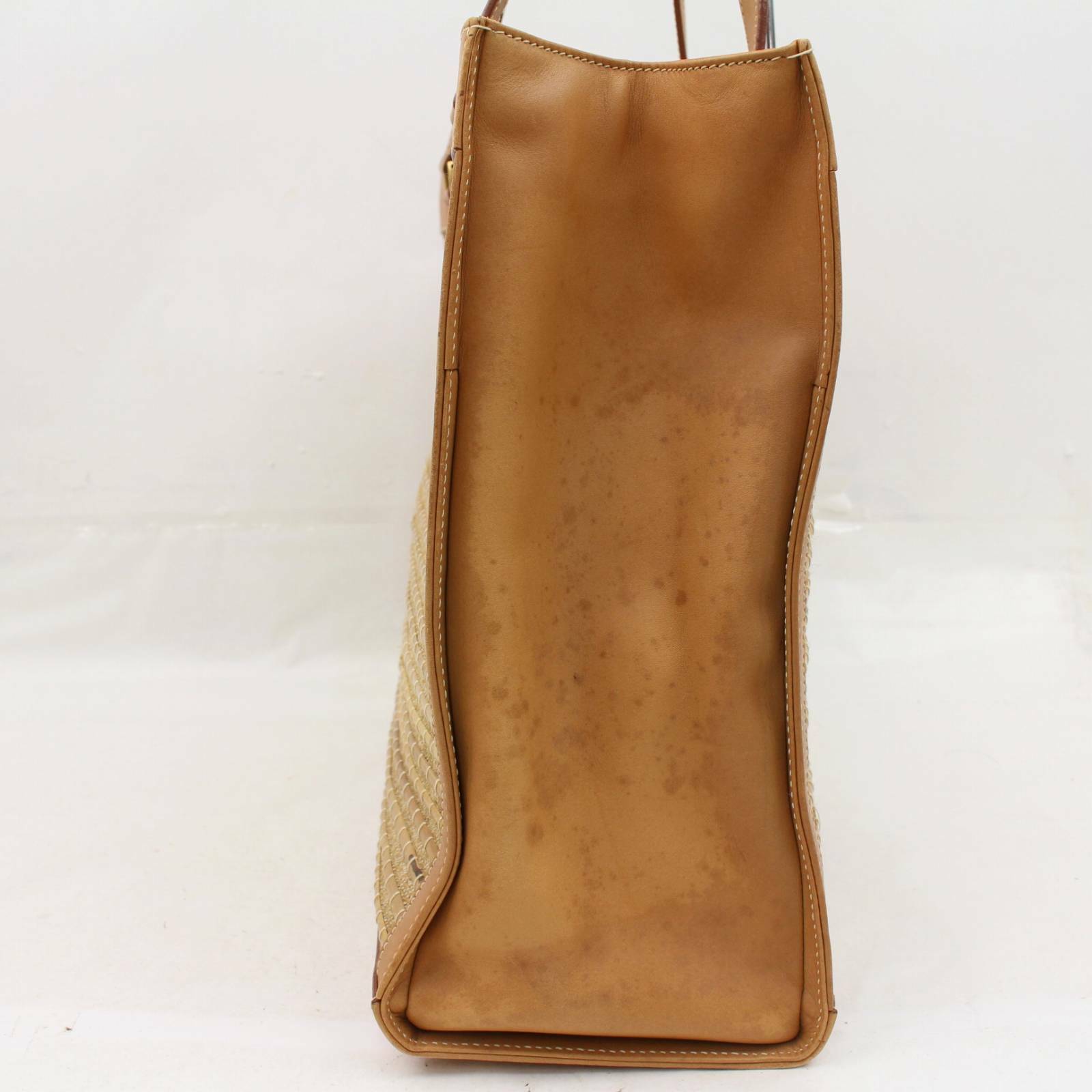 Brand Inspired GCCI Tote Bag Brown Leather (SHC1-14288)