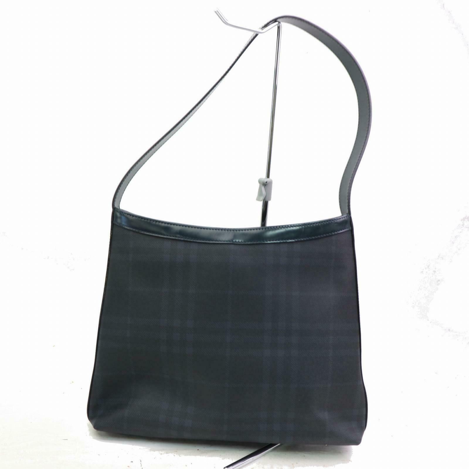 Brand Inspired BBERRY London Shoulder Bag Dark Blue PVC (SHC1-15151)
