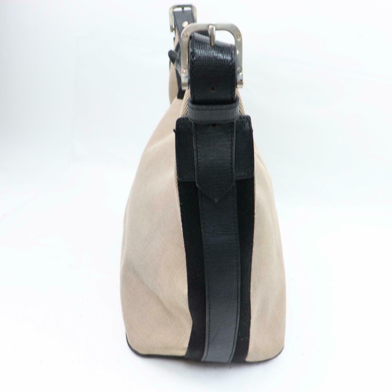 Brand Inspired BBERRY Shoulder Bag Black Canvas (SHC1-15472)