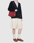 (WMNS) GCCI 1955Button Vintage Single Shoulder Bag Red 602204-1DB0G-6638