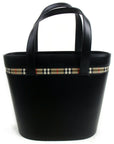Brand Inspired BBERRY London Hand Bag Black Leather (SHC7-10898)