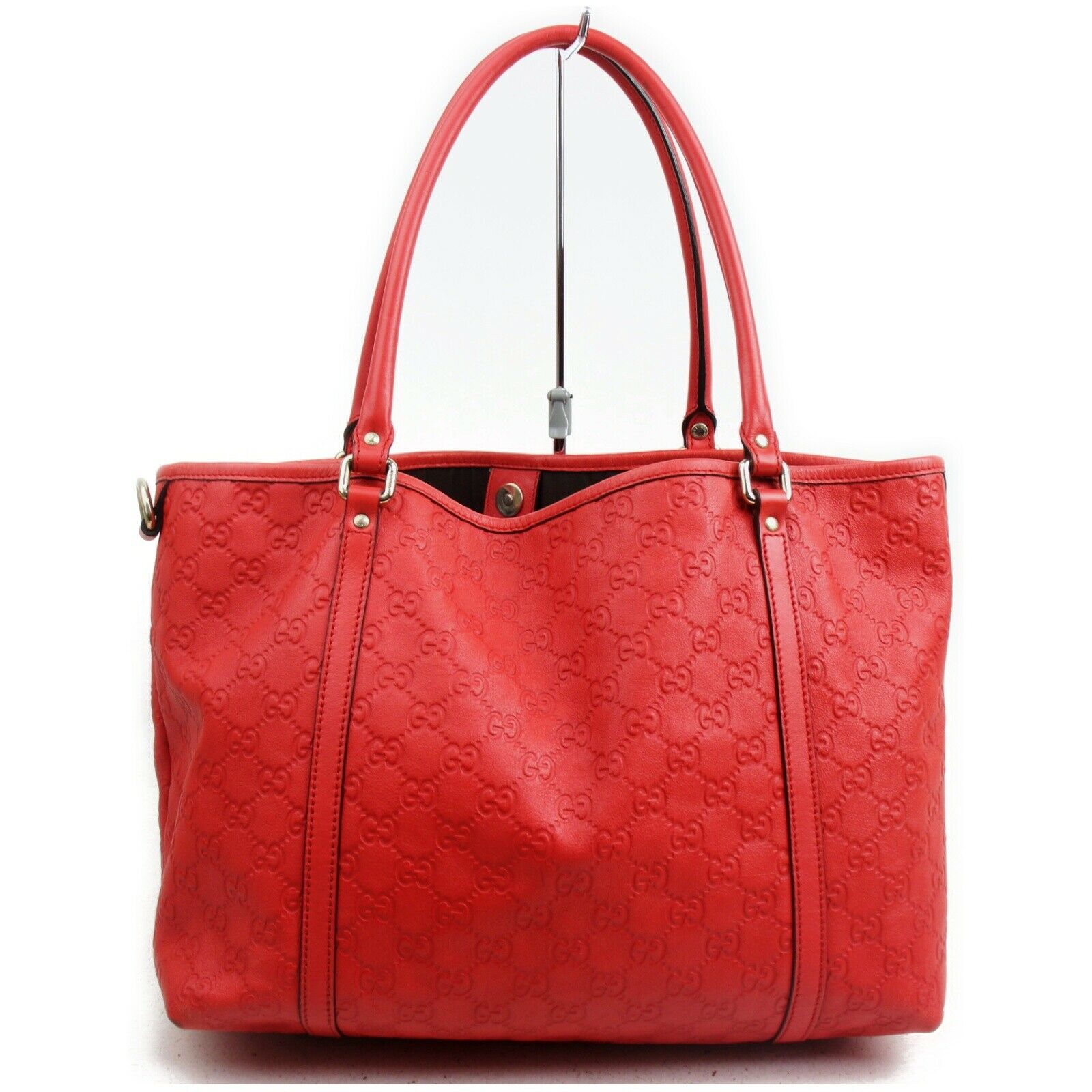 Brand Inspired GCCI Tote Bag Red Leather (SHC7-10057)