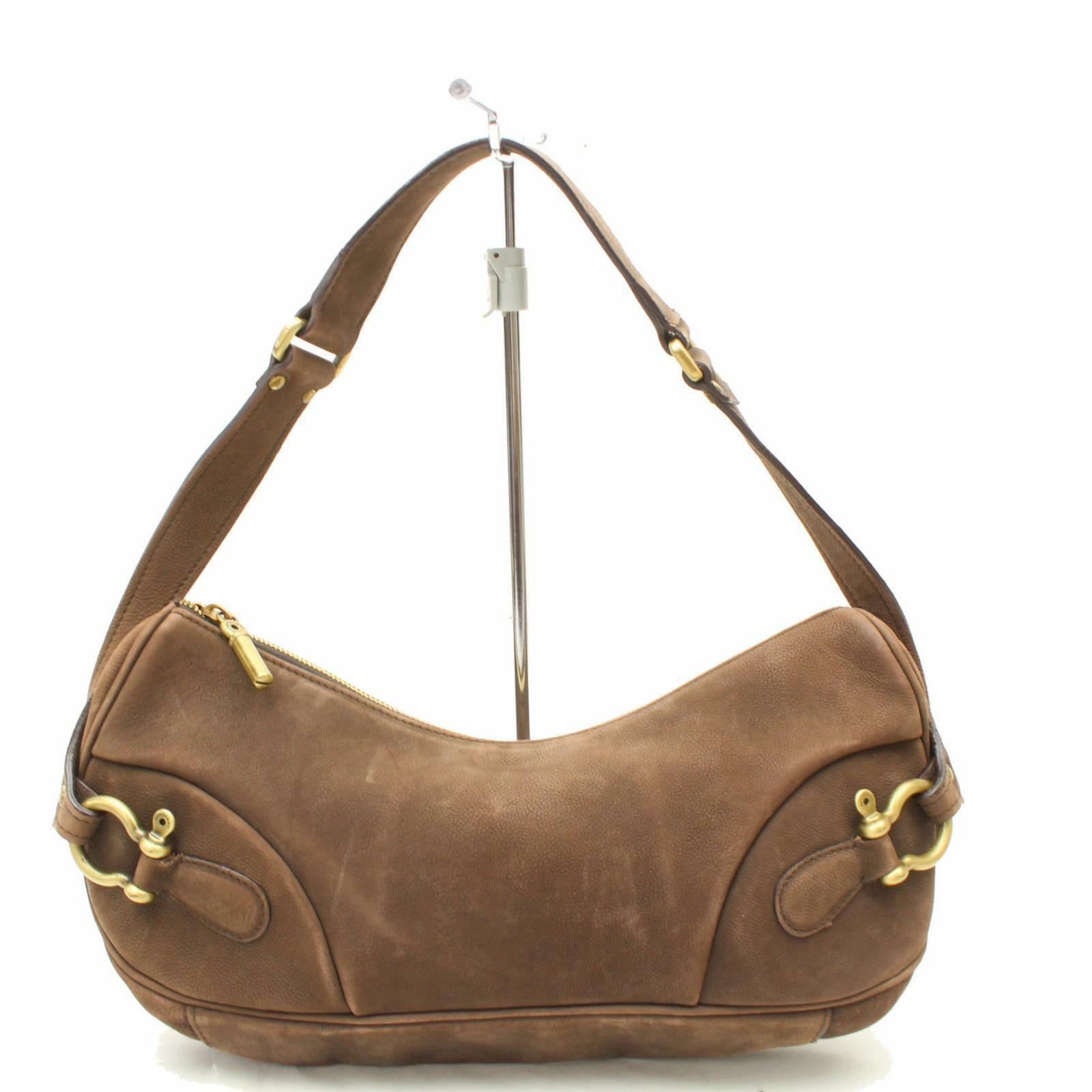 Brand Inspired BBERRY Shoulder Bag Brown Suede Leather (SHC1-17750)