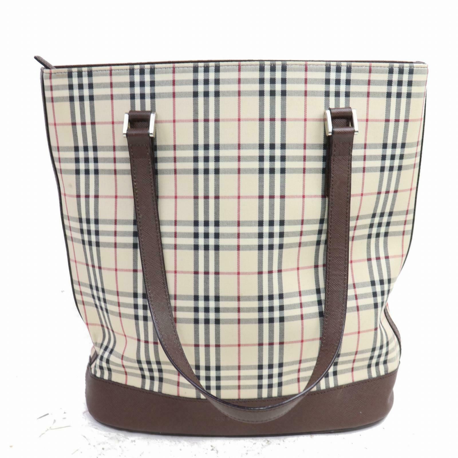 Brand Inspired BBERRY Tote Bag Beige Canvas (SHC1-15475)