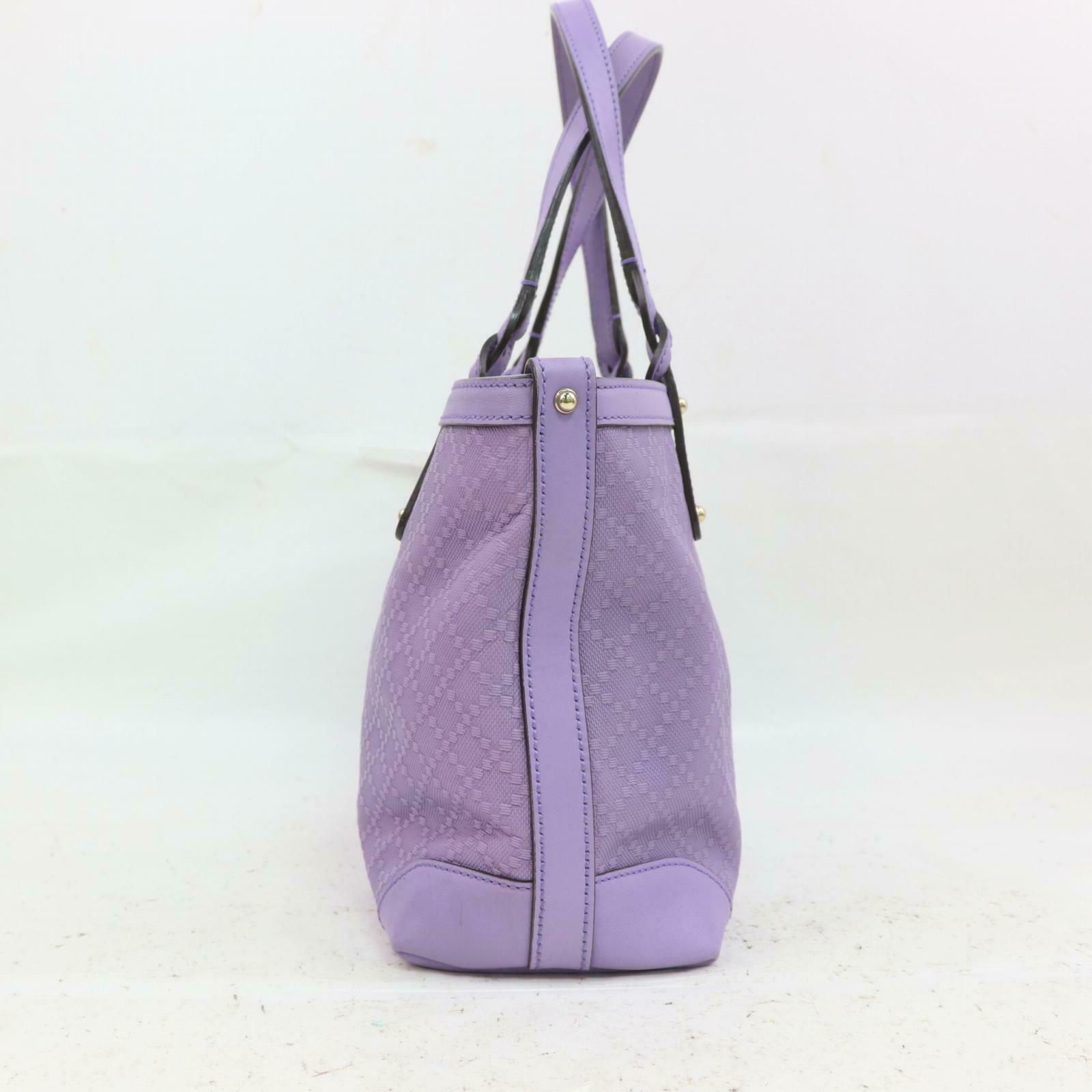 Brand Inspired GCCI Tote Bag Diamante Purple PVC (SHC7-10280)