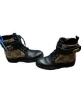 Brown Boots Luxury Designer GCCI, Size 9