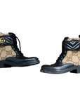 Brown Boots Luxury Designer GCCI, Size 9