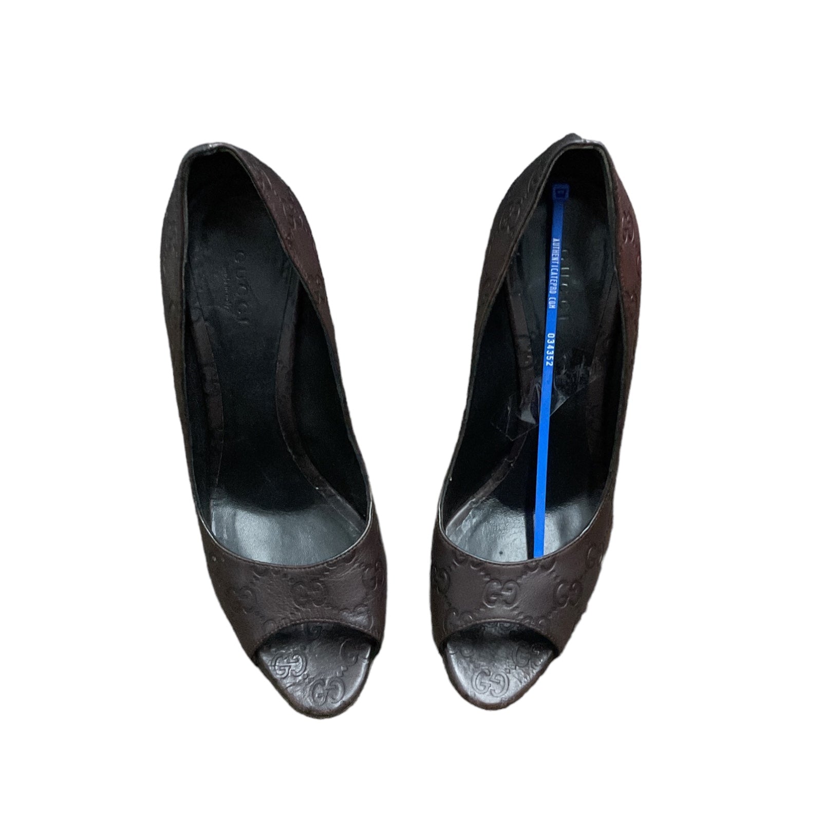 Brown Shoes Luxury Designer GCCI, Size 9