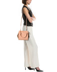 BBERRY Banwell Check Canvas & Leather Satchel