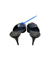 Black Sandals Luxury Designer GCCI, Size 9.5
