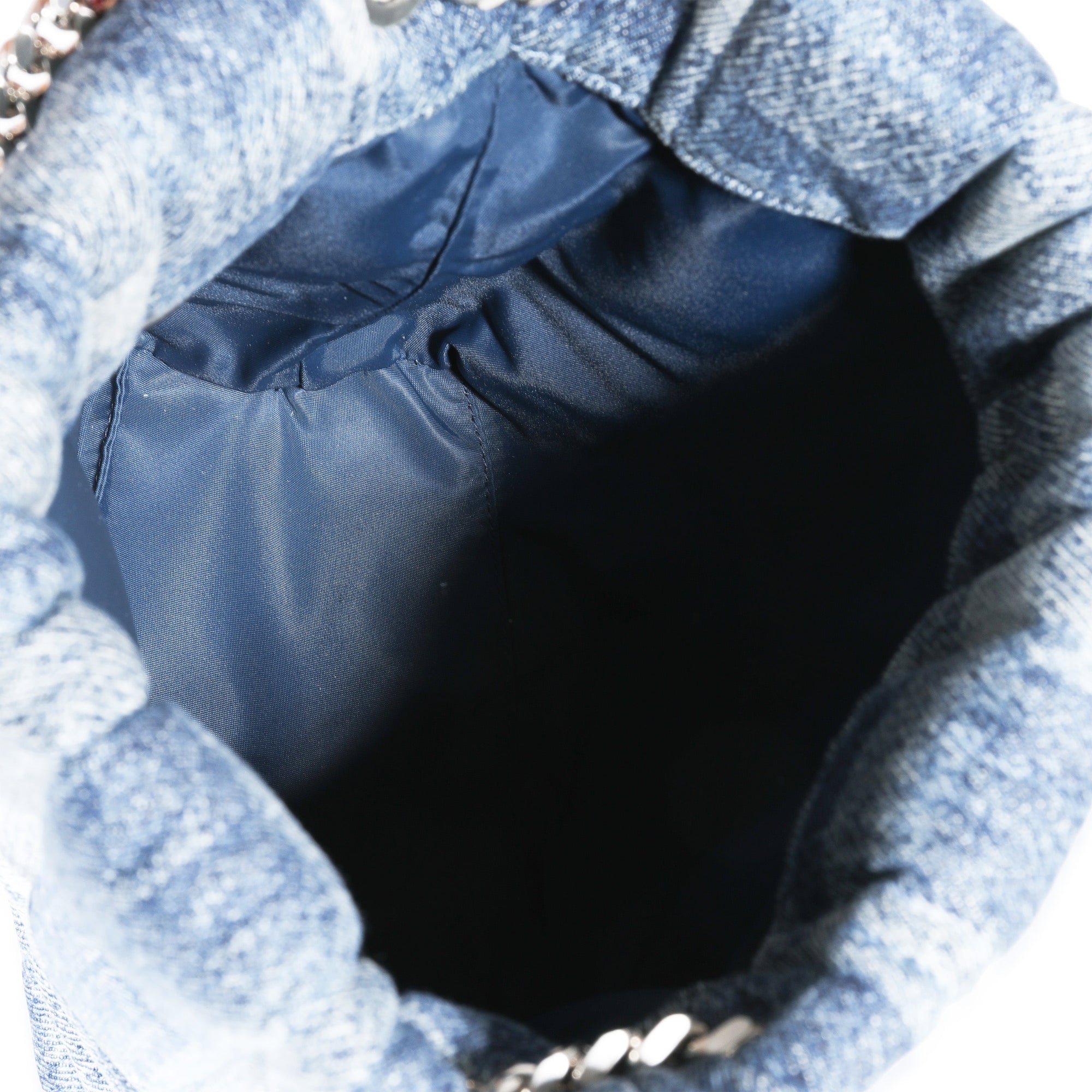 BBERRY Blue Denim Small Lola Bucket Bag
