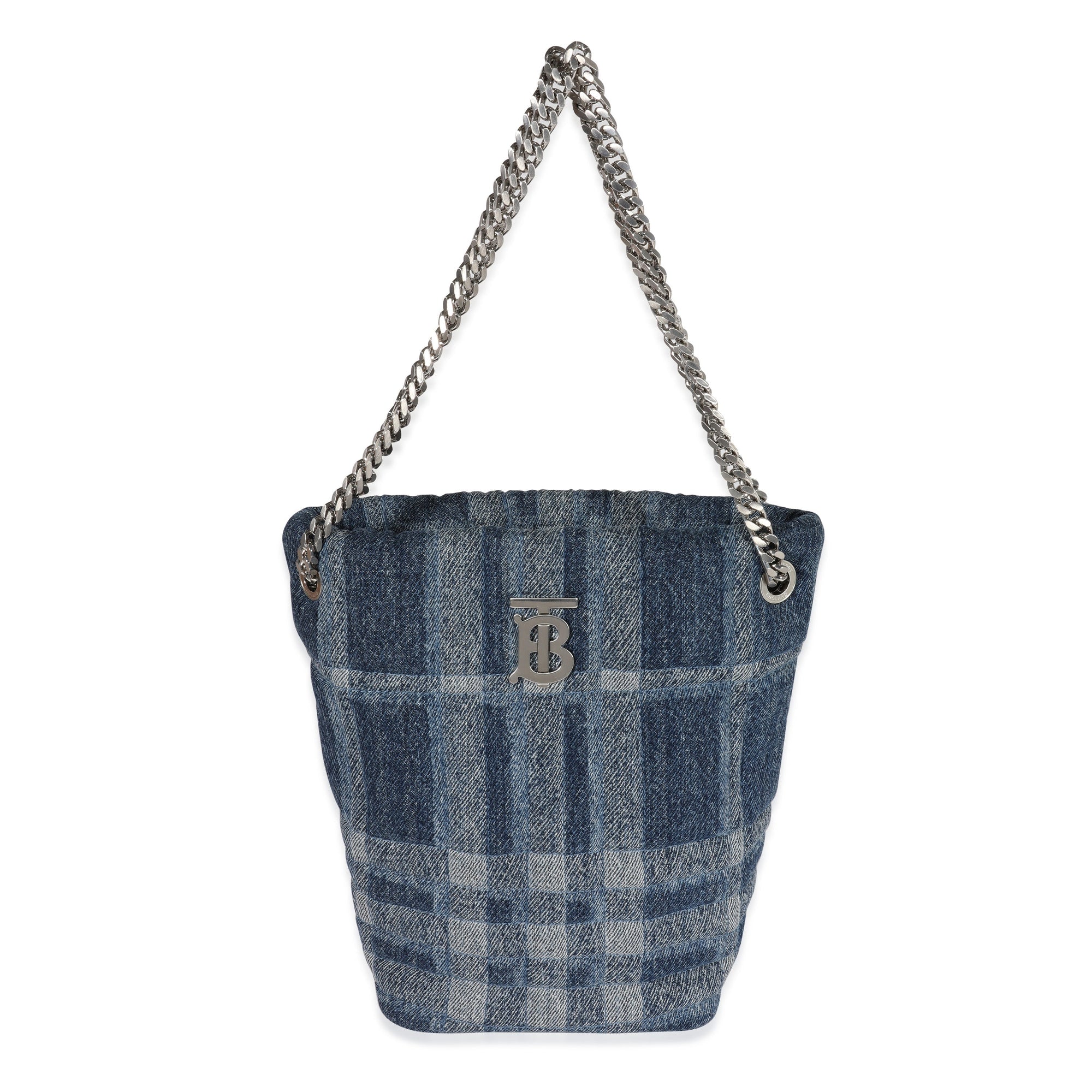 BBERRY Blue Denim Small Lola Bucket Bag