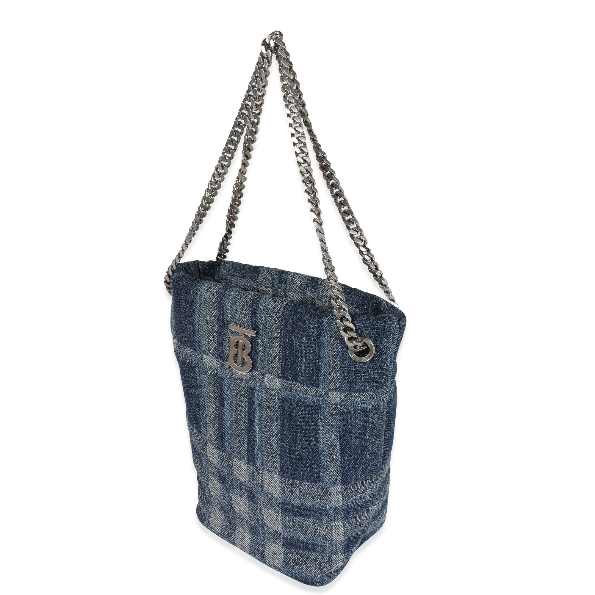 BBERRY Blue Denim Small Lola Bucket Bag