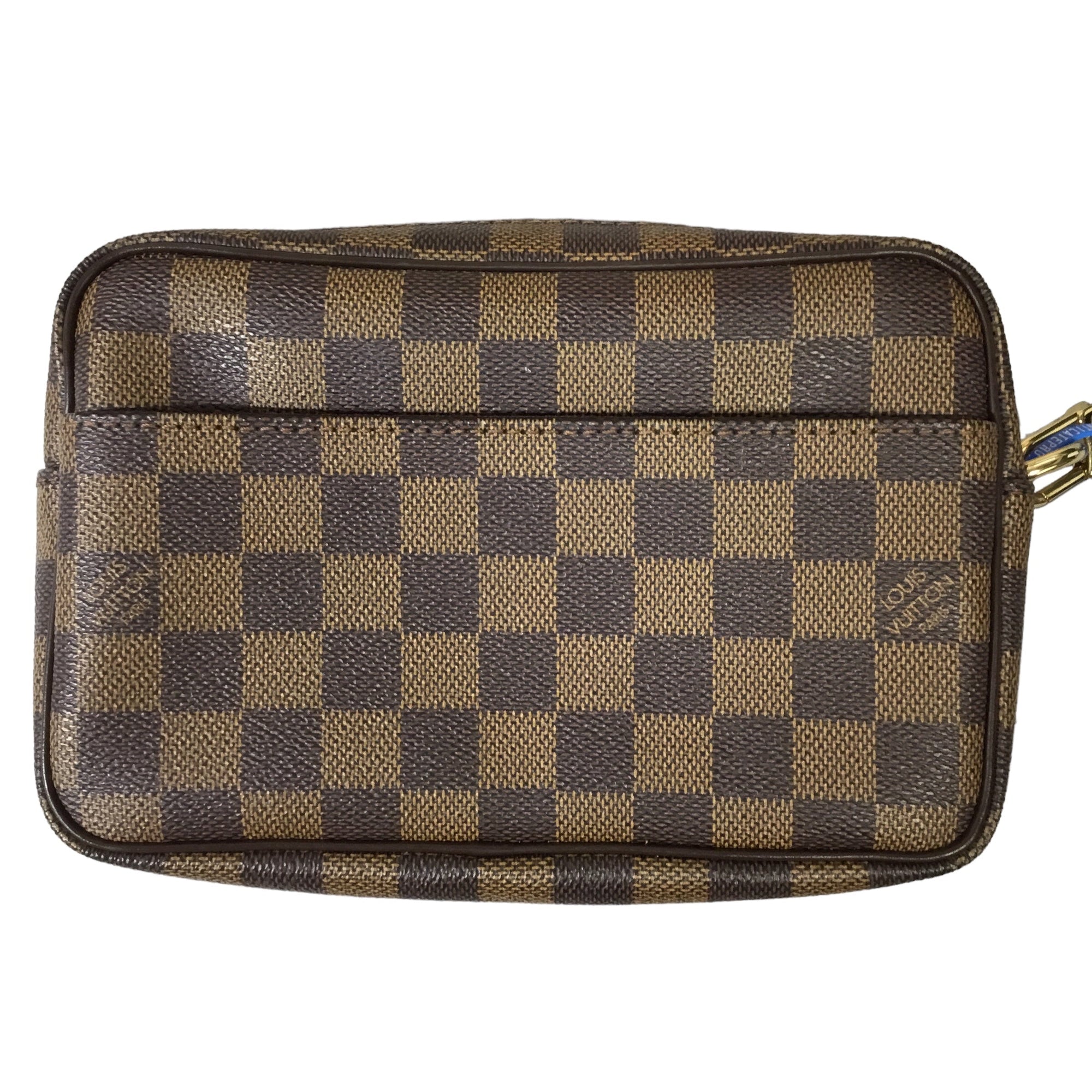Brown Clutch Luxury Designer LV, Size Medium