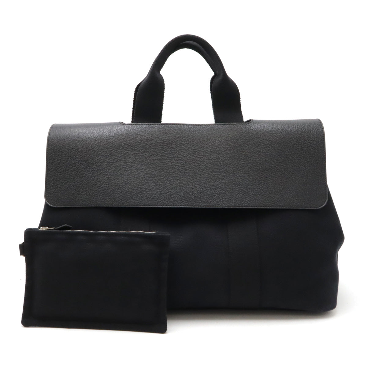 HMS Valparaiso MM Canvas Leather Tote Bag