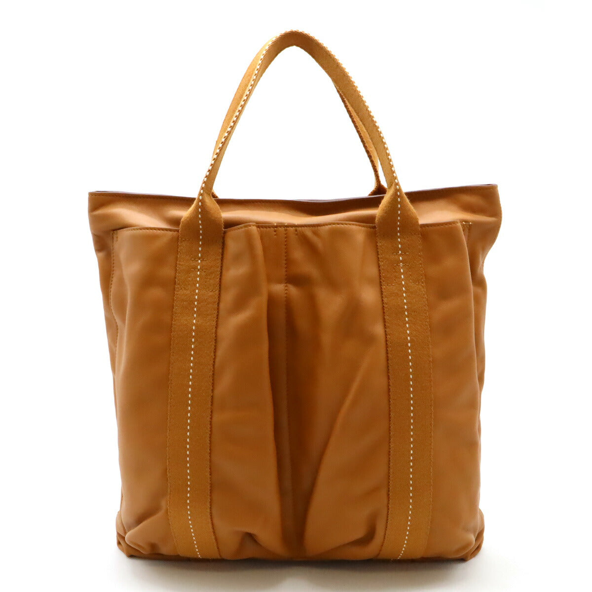 HMS Leather Caravan Vertical MM Tote Bag