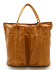 HMS Leather Caravan Vertical MM Tote Bag