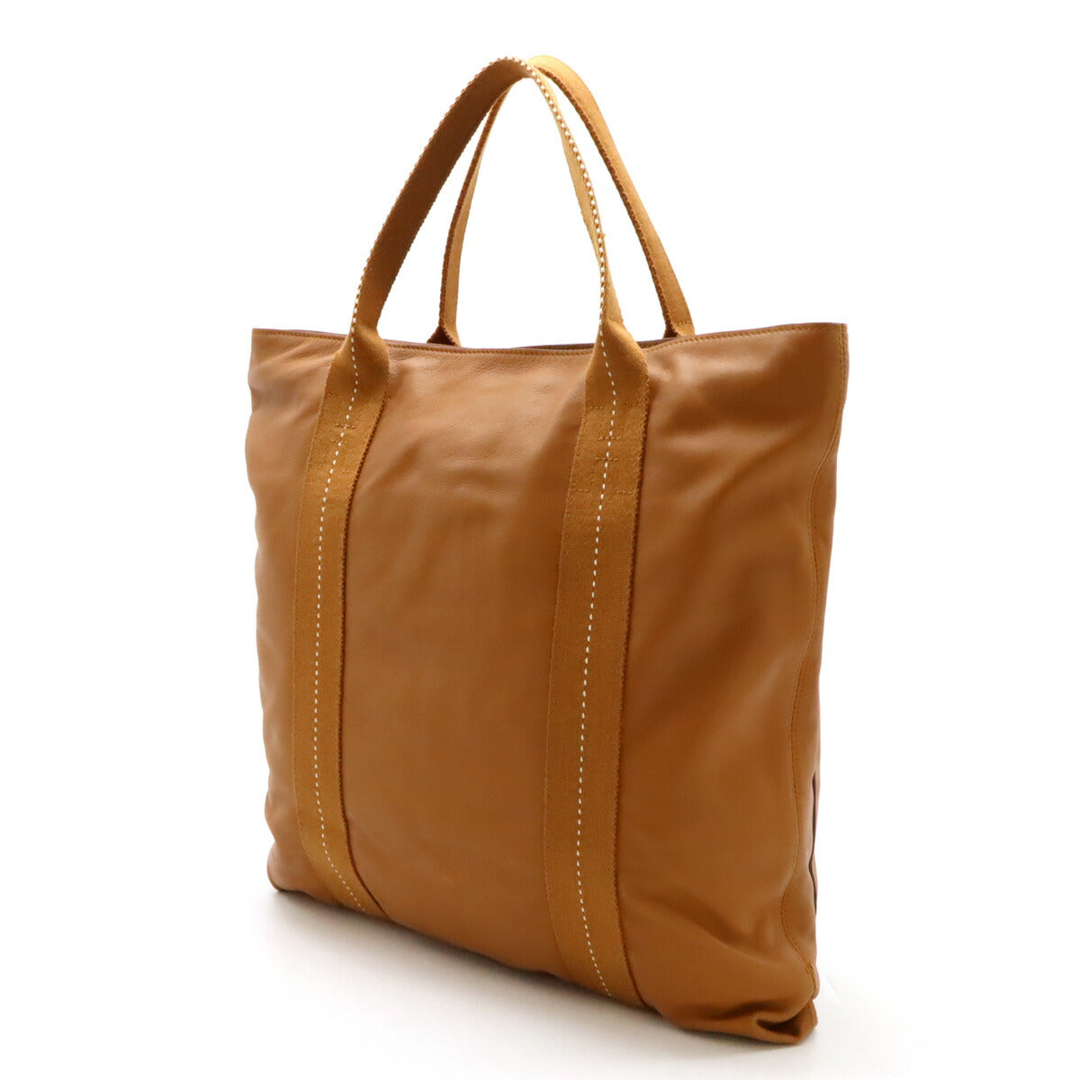 HMS Leather Caravan Vertical MM Tote Bag