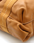 HMS Leather Caravan Vertical MM Tote Bag
