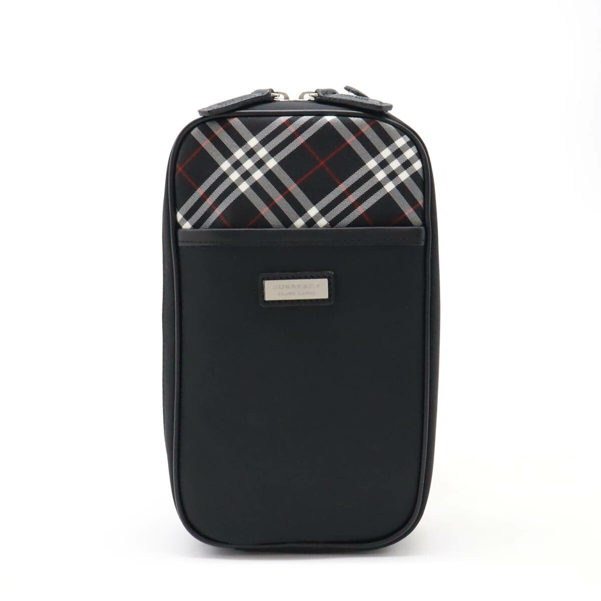 BBERRY Black Label Nylon Canvas/Leather Shoulder Bag