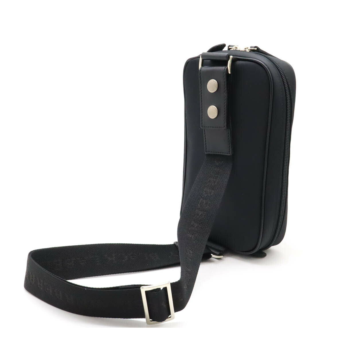 BBERRY Black Label Nylon Canvas/Leather Shoulder Bag