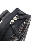 BBERRY Black Label Nylon Canvas/Leather Shoulder Bag