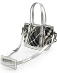BBERRY Beat Check Nylon Patent Leather 2way Tote Bag