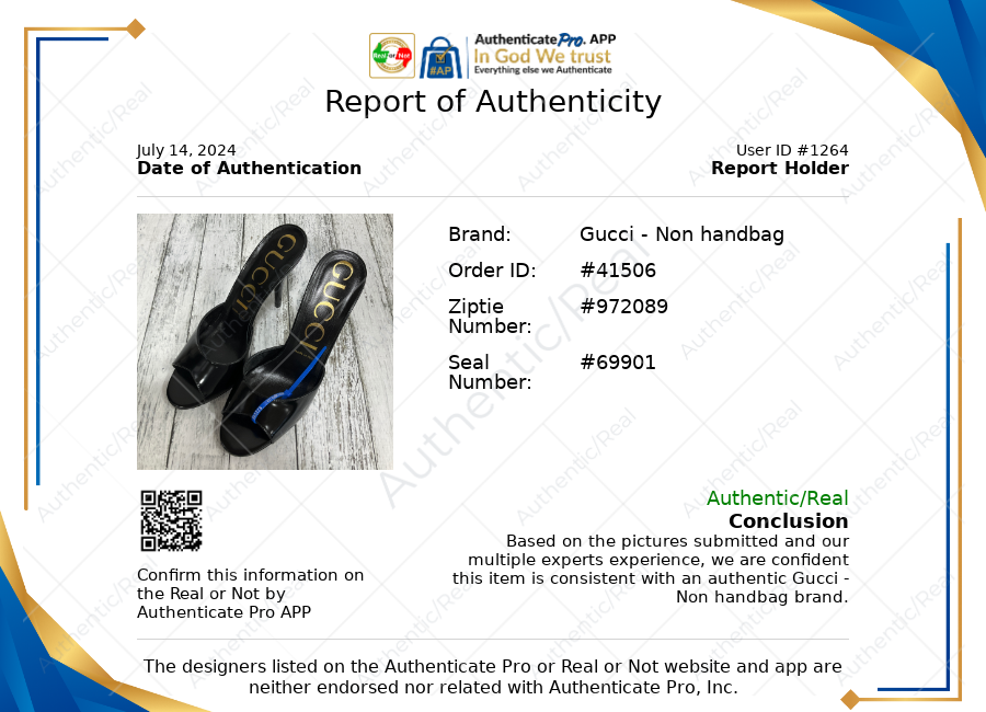 Black Shoes Designer GCCI, Size 8.5