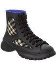 BBERRY Boulder Lace-Up Rubber & Canvas Boot