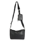 PRD Black Saffiano Small Utility Strap Crossbody