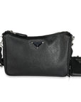 PRD Black Saffiano Small Utility Strap Crossbody